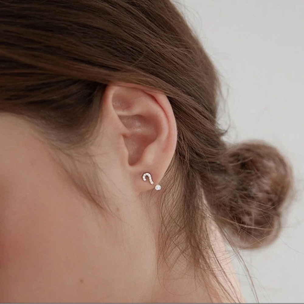 Chic Question Mark Earrings Jewelry Accessories